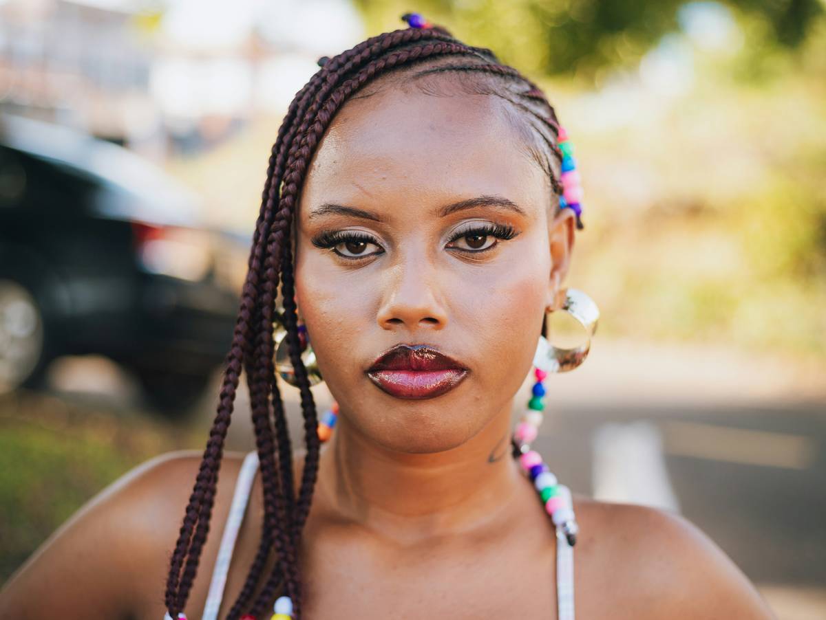 Step-by-step visual guide showing DIY Methods for creating durable hair braids on natural hair
